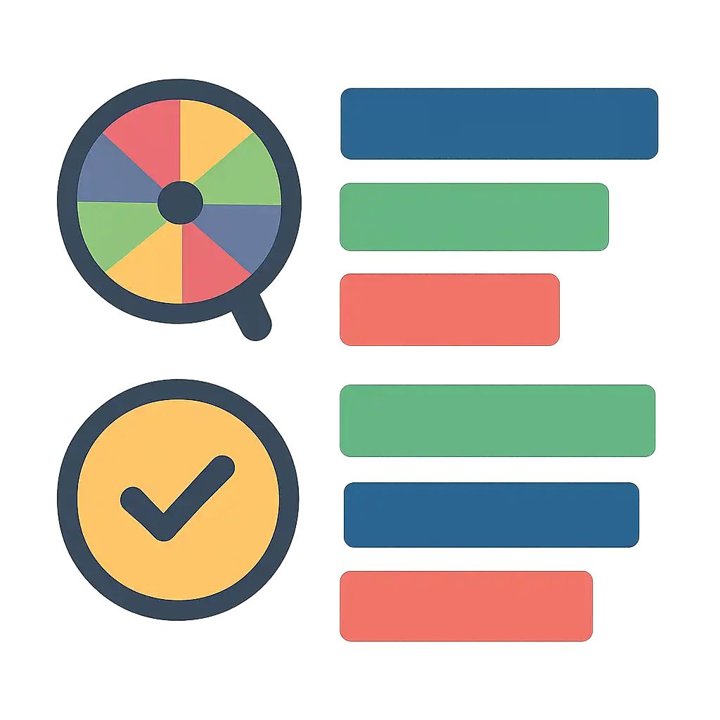Infographic comparing options using coloured bars and, How the Wheel Resolves, Crazy Time
