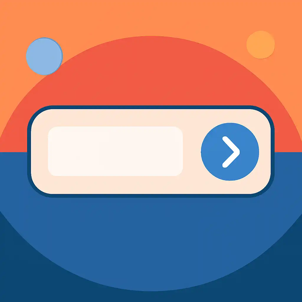 Close-up of button or form field for crazy time wheel